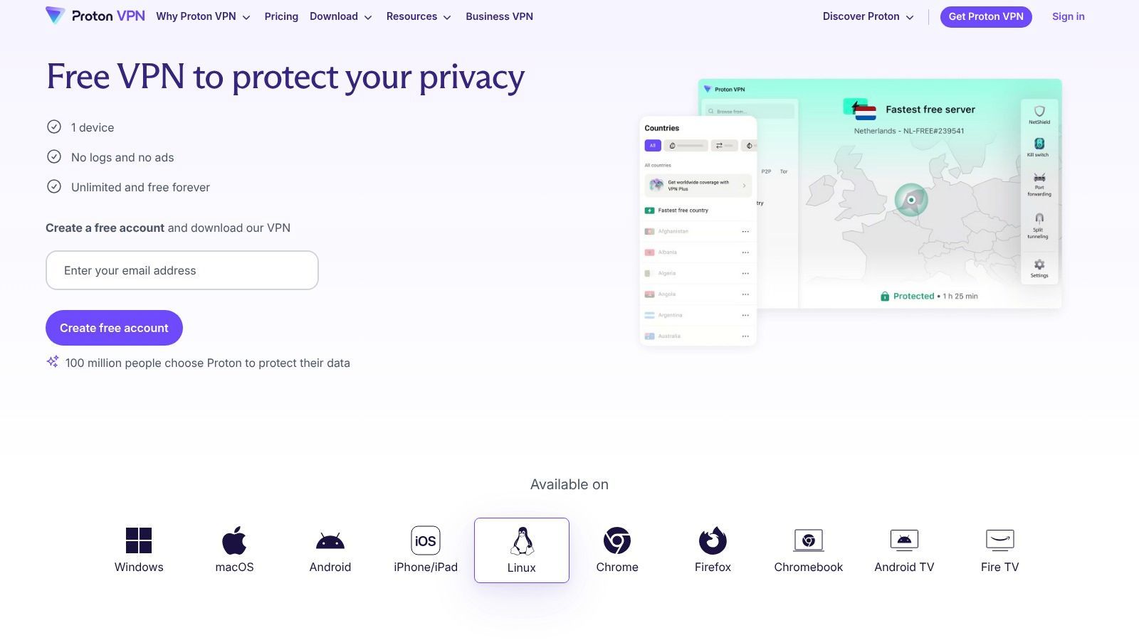 Proton VPN Free